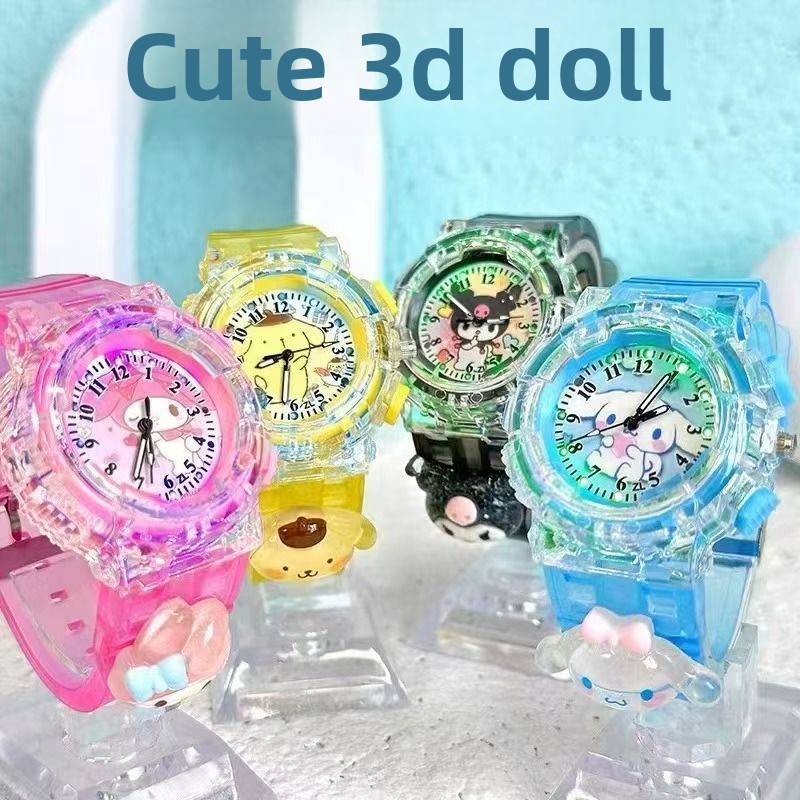 Kawaii Tech Accessories - Cute Pudding Dog Pattern Watch Cartoon