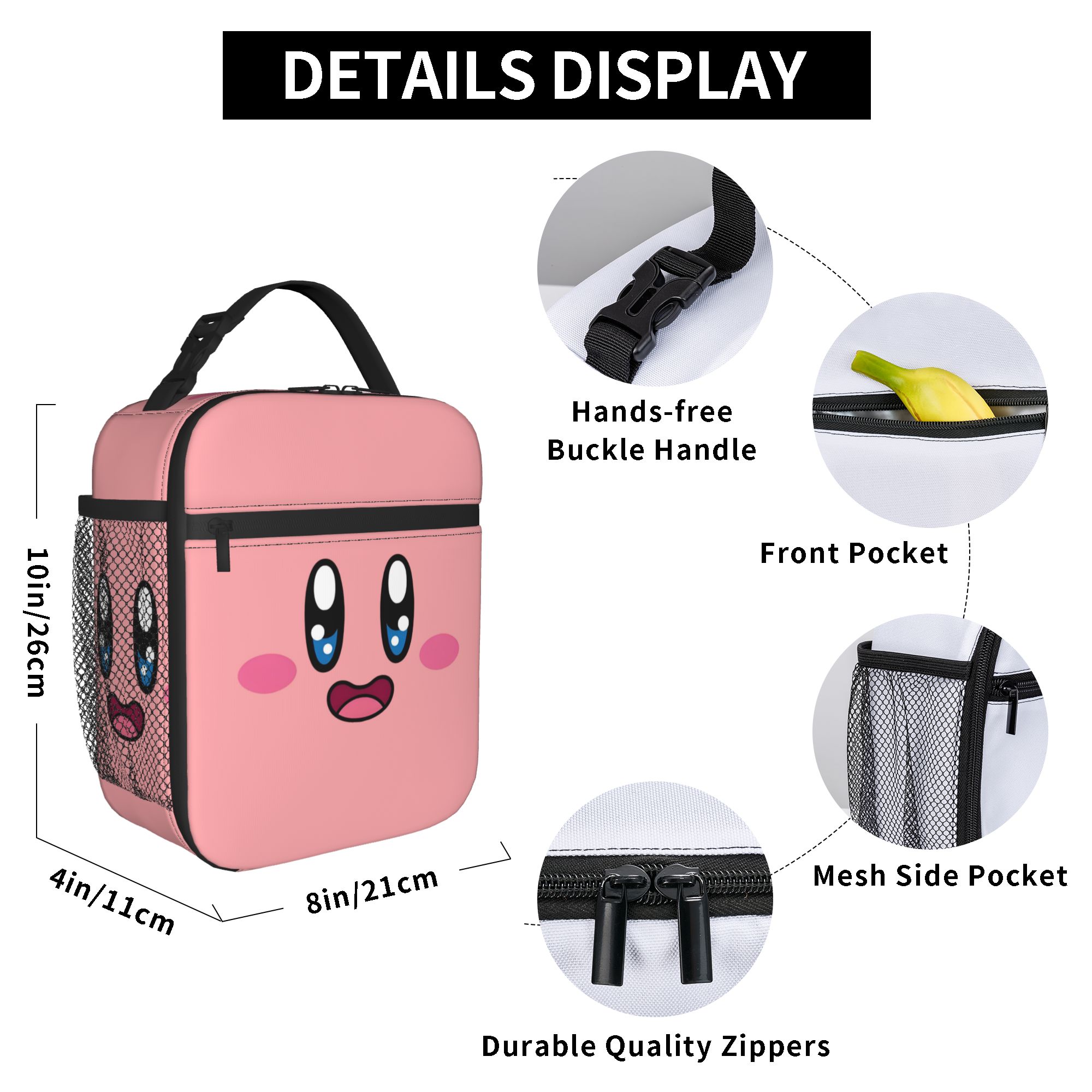 Custom K-Kirbys Resuable Lunch - Kawaii Tech Accessories 评论和价格