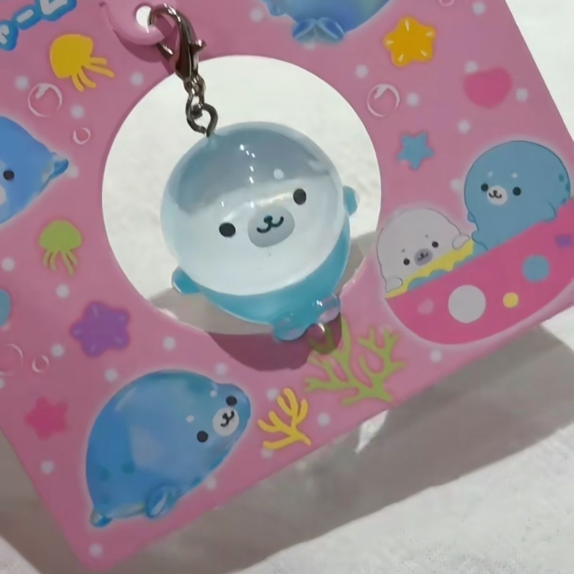 INS Cute 3D Seal Keychain Soli - Tech Girl Accessories 评论和价格