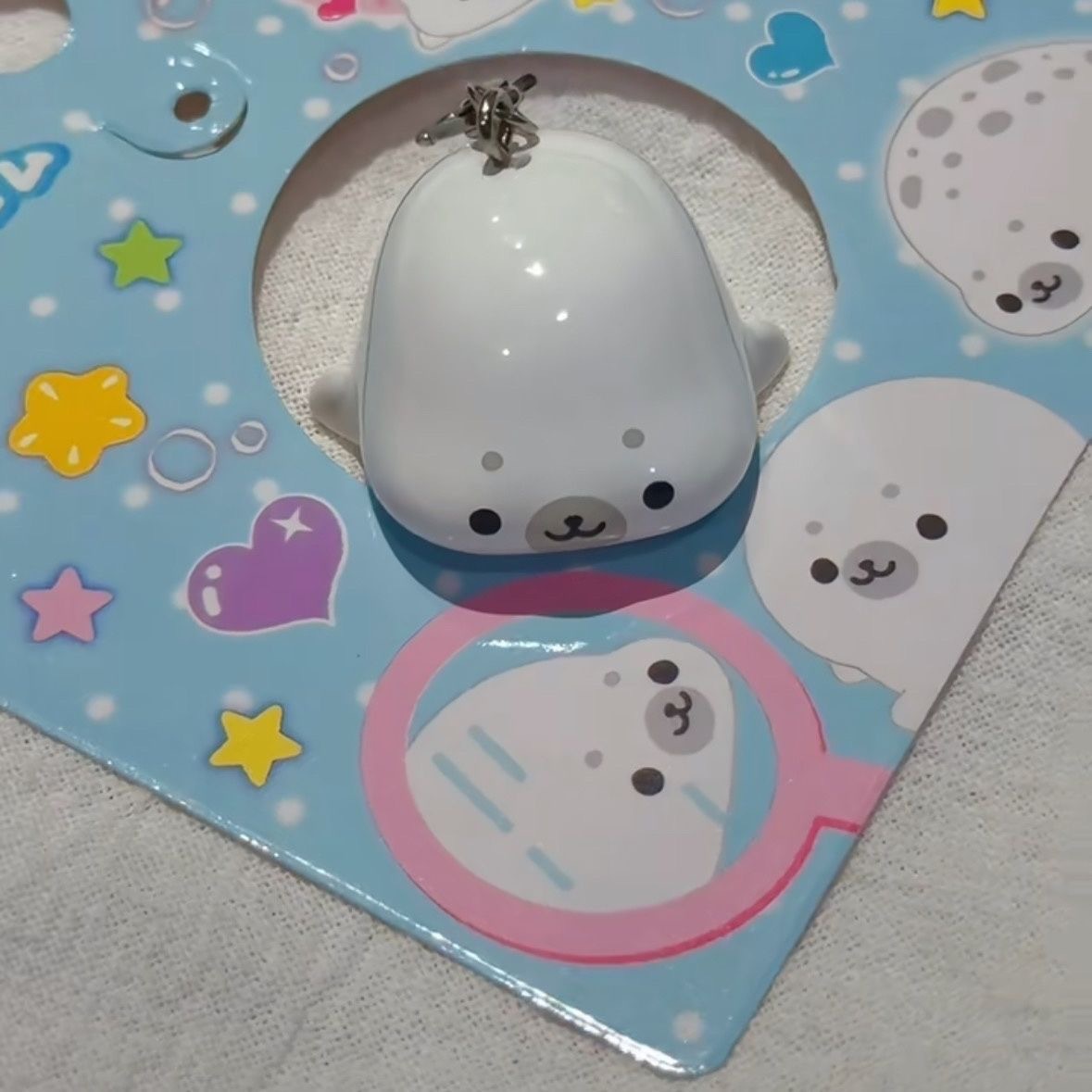 INS Cute 3D Seal Keychain Soli - Tech Girl Accessories 评论和价格