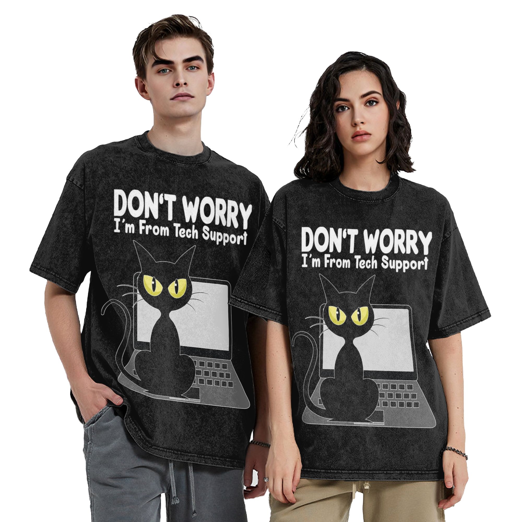 Men Women Wased T-shirts Don't - Tech Neck Accessories 评论和价格