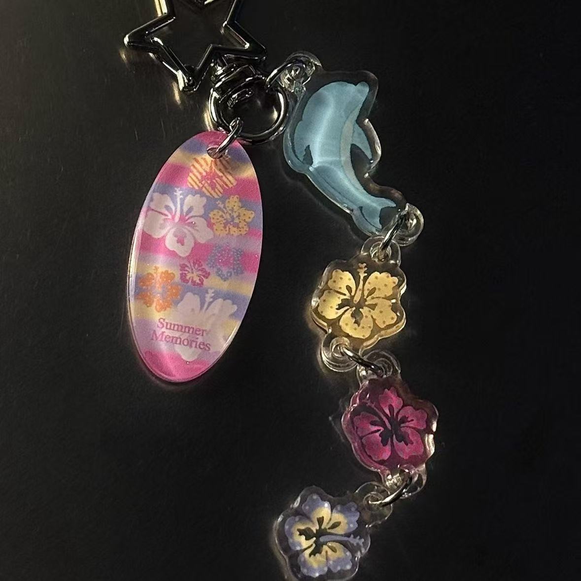 Summer Hawaiian Dolphin Hibisc - Tech Girl Accessories 评论和价格