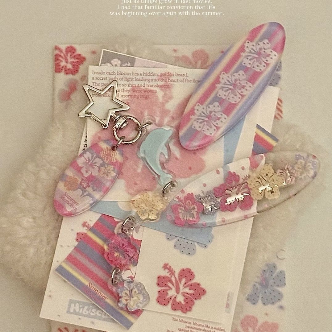 Summer Hawaiian Dolphin Hibisc - Tech Girl Accessories 评论和价格