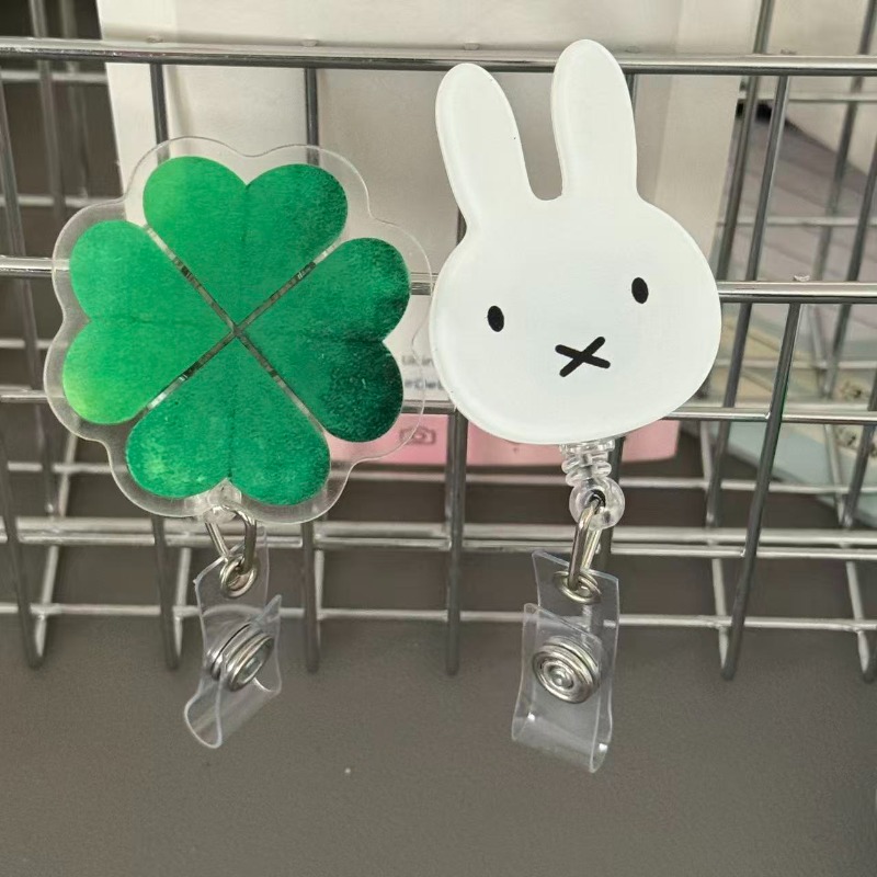 Kawaii Miffy ID Badge Holder w - Kawaii Tech Accessories 评论和价格
