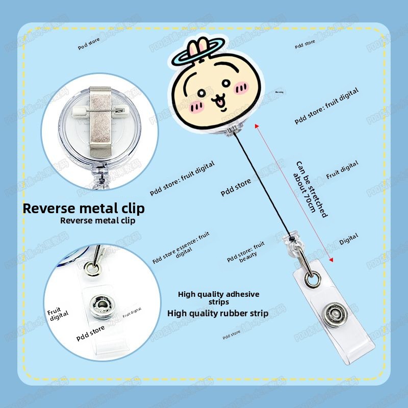 jiyi Retractable Badge Reel Ka - Kawaii Tech Accessories 评论和价格