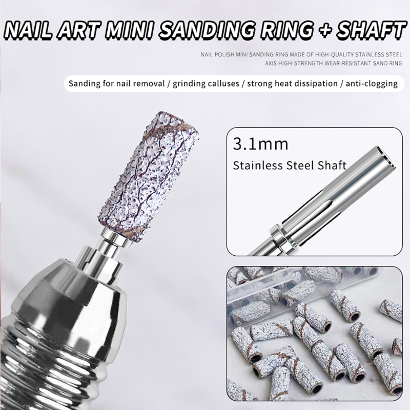 Nail Sanding Bands Rings Cap M - Tech Accessories Products 评论和价格