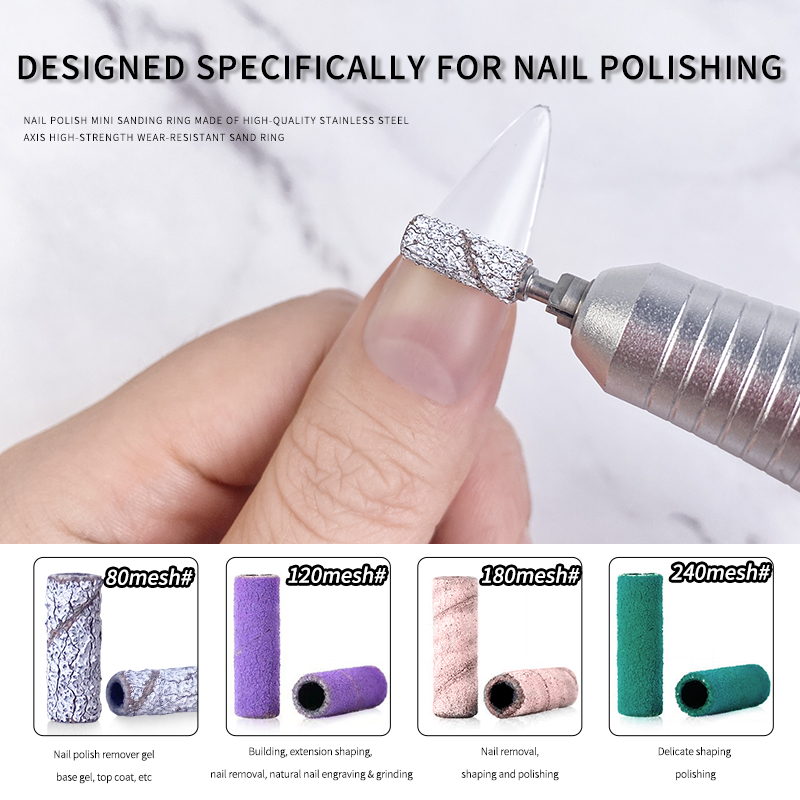 Nail Sanding Bands Rings Cap M - Tech Accessories Products 评论和价格